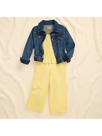 Little Girl's & Denim Trucker Jacket