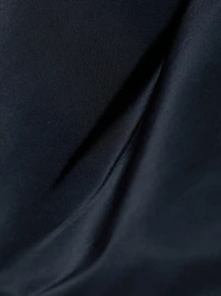 Silk Faille One-Shoulder Gown