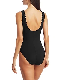 Ines Plunging One-Piece Swimsuit