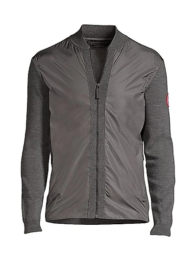 Windbridge Merino Wool Zip-Up Sweater
