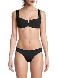 Sensual Solids Camellia Bikini Top