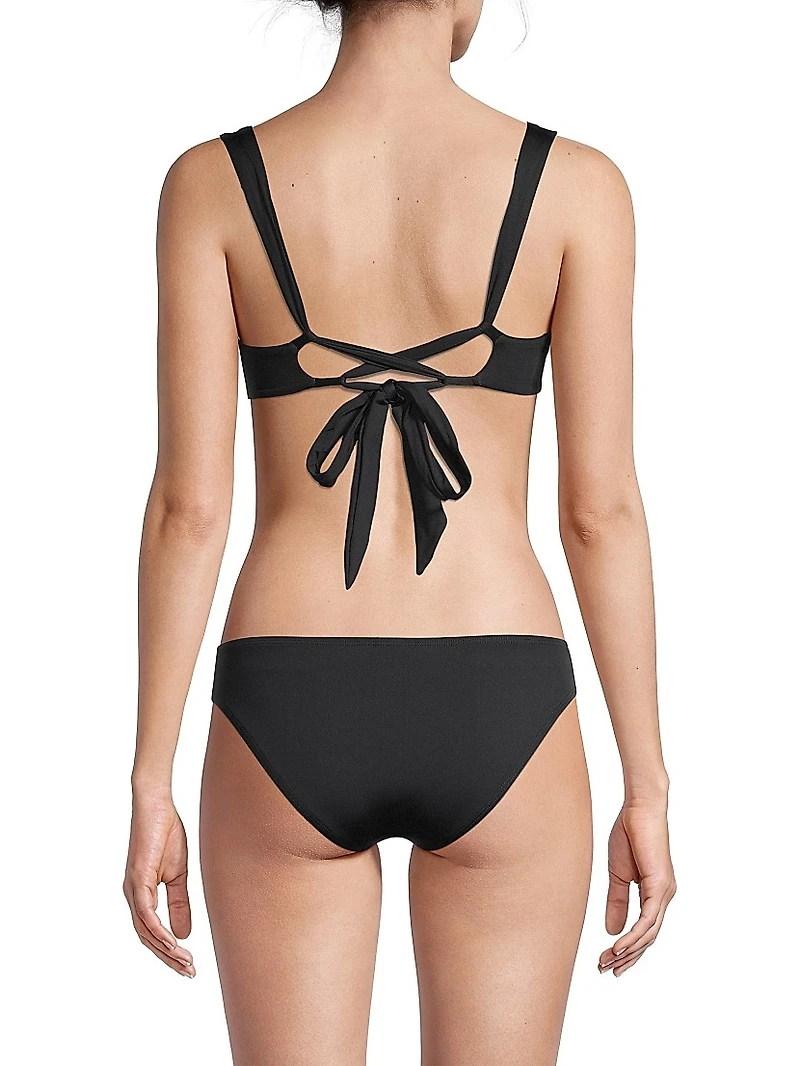 Sensual Solids Camellia Bikini Top