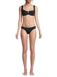 Sensual Solids Camellia Bikini Top