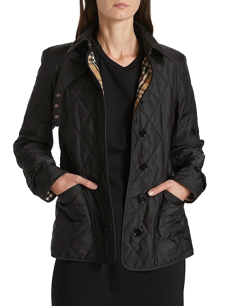 Fernleigh Quilted Logo Jacket