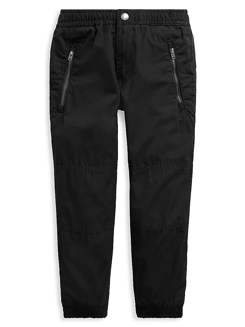 Little Boy's Cotton Poplin Jogger Pants