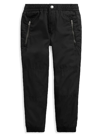 Little Boy's Cotton Poplin Jogger Pants