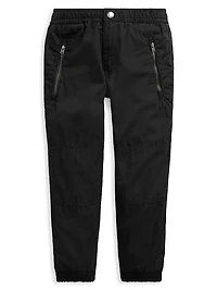 Little Boy's Cotton Poplin Jogger Pants