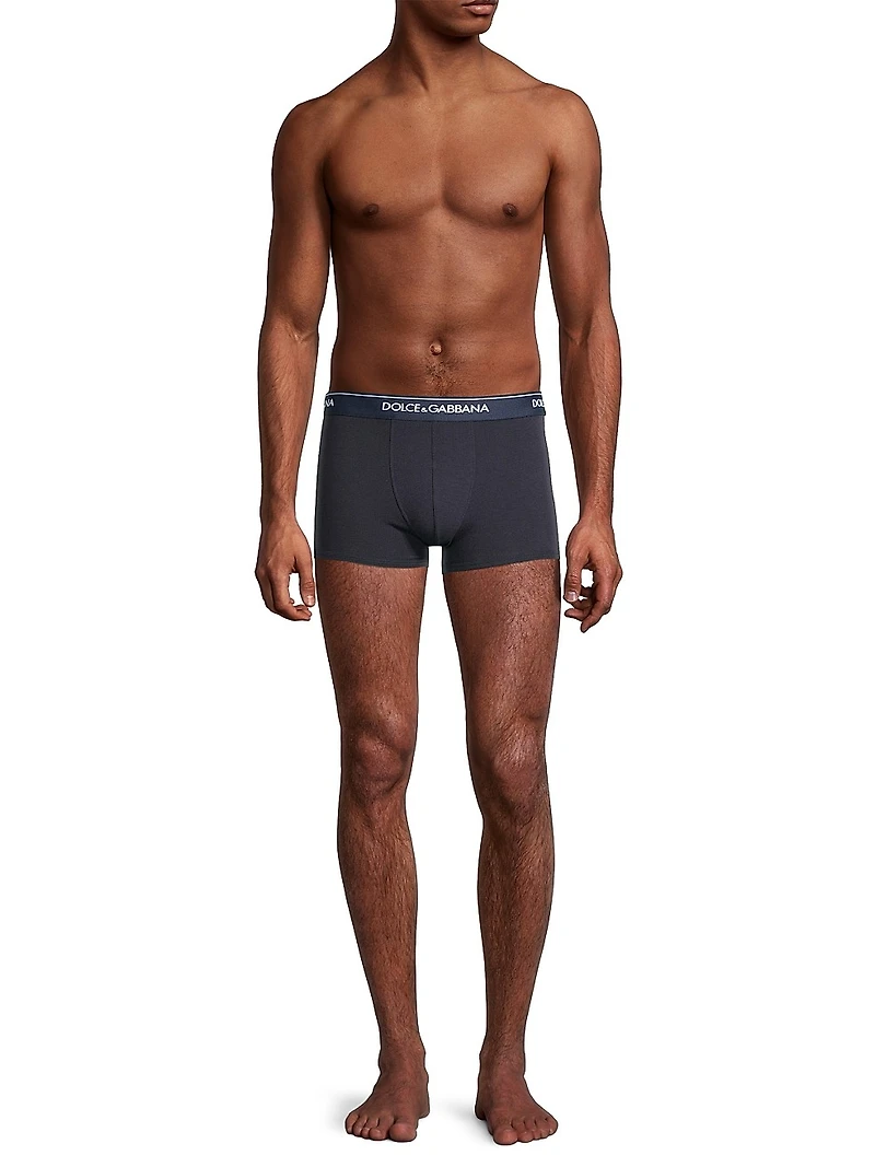 Day By 2-Pack Stretch Cotton Boxer Briefs