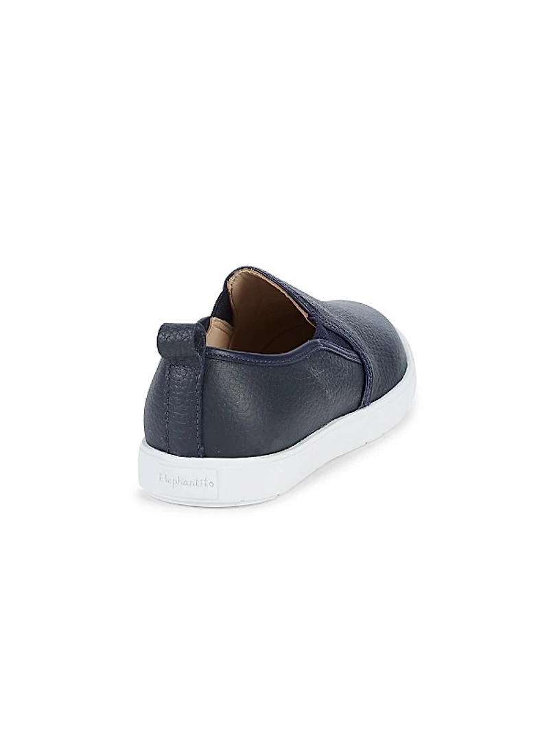 Baby's, Little Boy's & Boy's Classic Slip-On Leather Sneakers