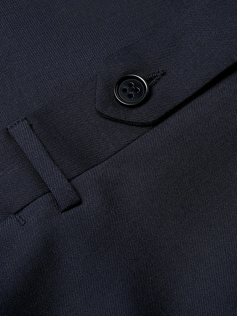 Slim-Fit Wool Trousers