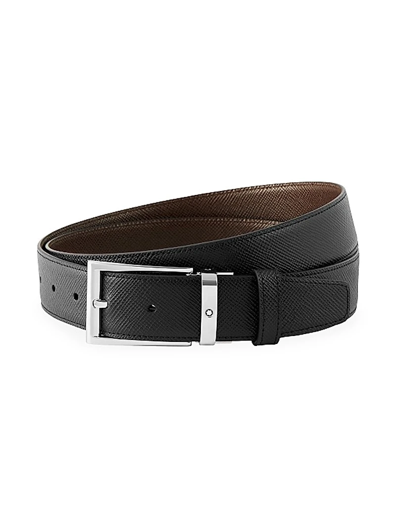 Trapeze Adjustable Cut-to-Size Reversible Leather Belt