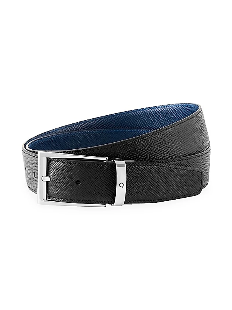 Trapeze Adjustable Cut-to-Size Reversible Leather Belt