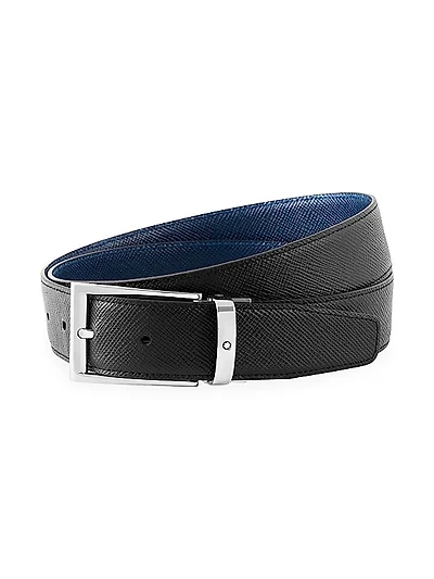 Trapeze Adjustable Cut-to-Size Reversible Leather Belt
