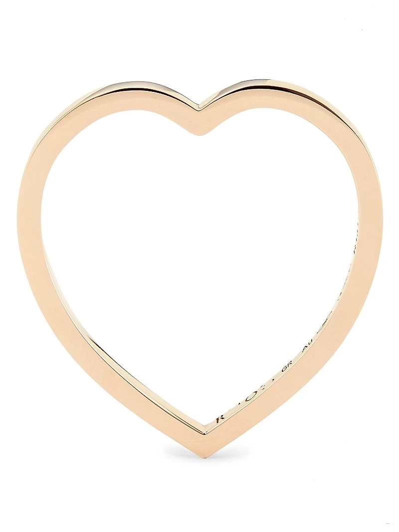 Antifer 18K Rose Gold Heart Ring