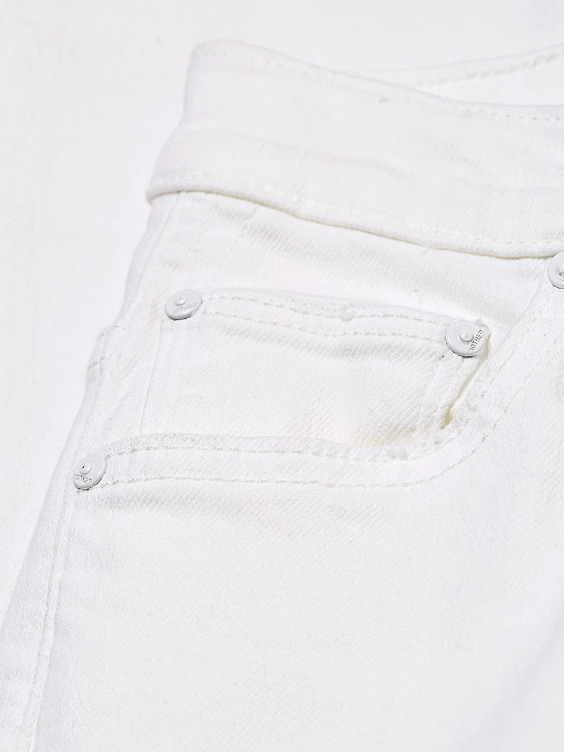 The Insider High-Rise Step Frayed-Hem Stretch Boot-Cut Jeans