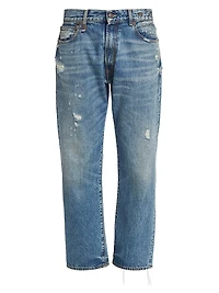 Distressed Boyfriend Jeans
