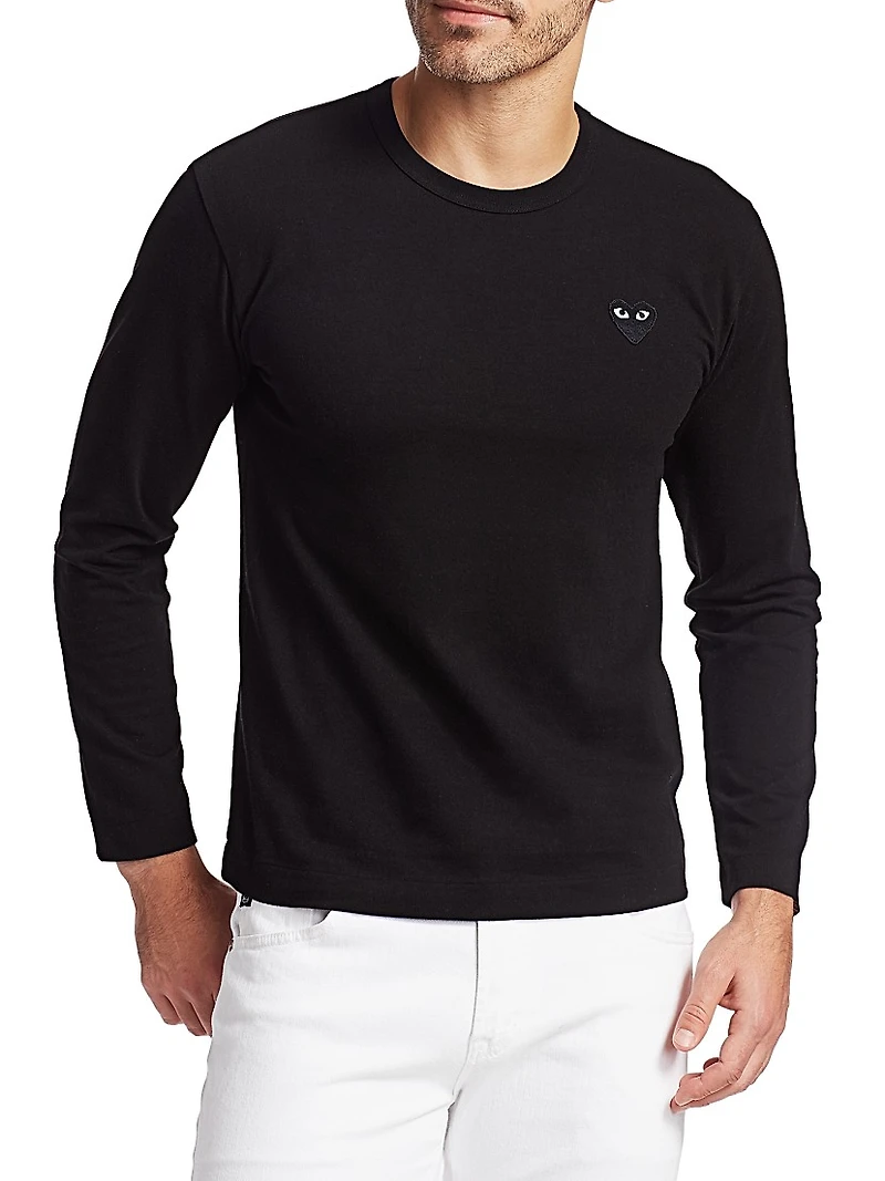 Graphic Heart Long-Sleeve Tee