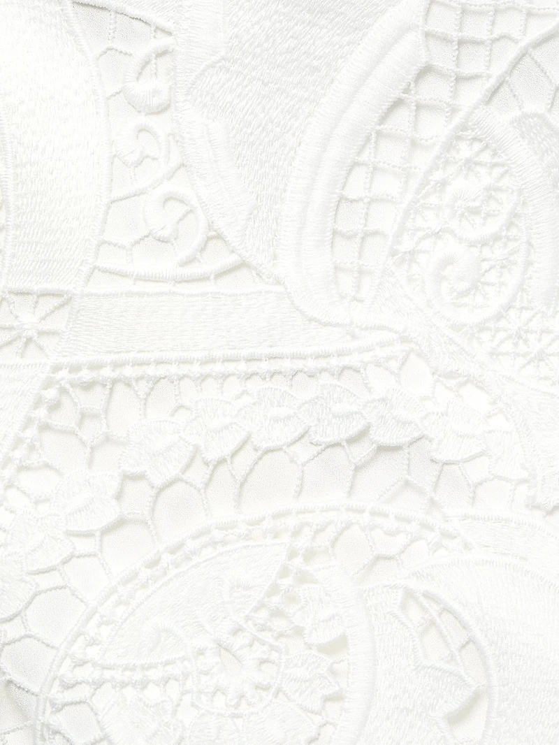 Laura Guipure Lace Midi-Dress
