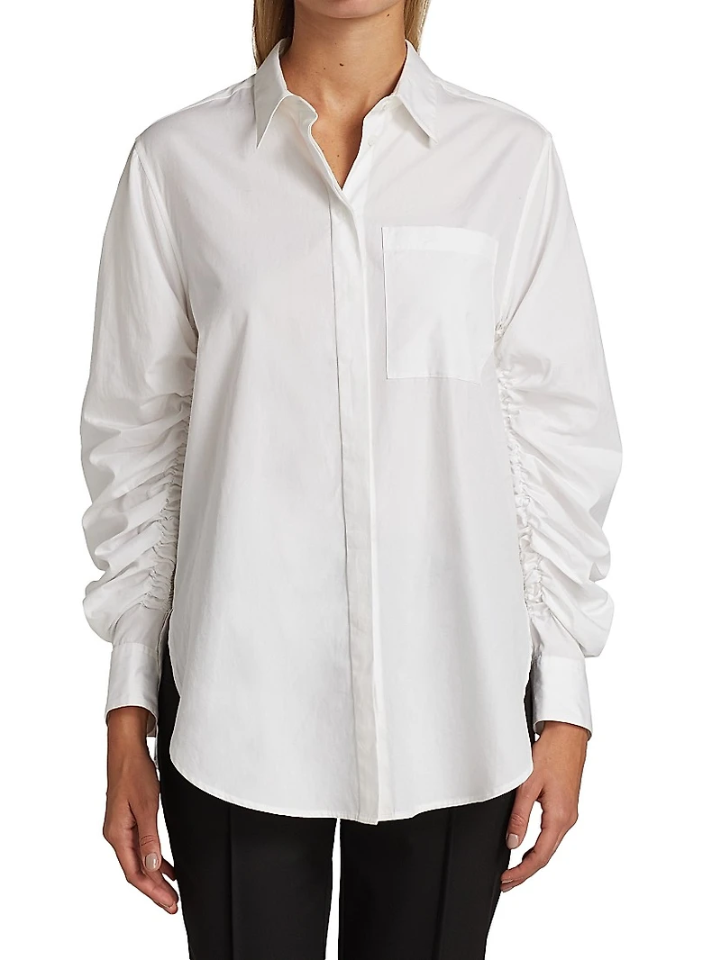 Gathered Sleeve Blouse