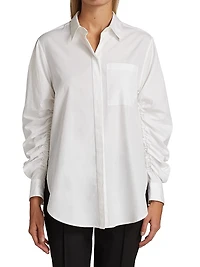 Gathered Sleeve Blouse