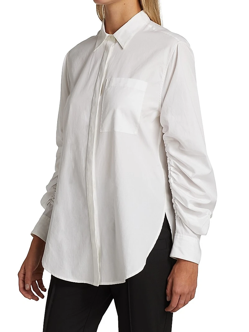Gathered Sleeve Blouse