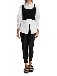 Gathered Sleeve Blouse