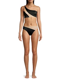 Snake Mesh Bikini Top