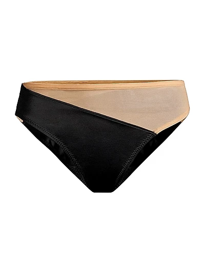 Snake Mesh Bikini Bottom