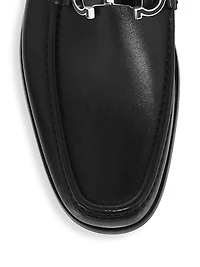 Chris Horse-Bit Leather Loafers