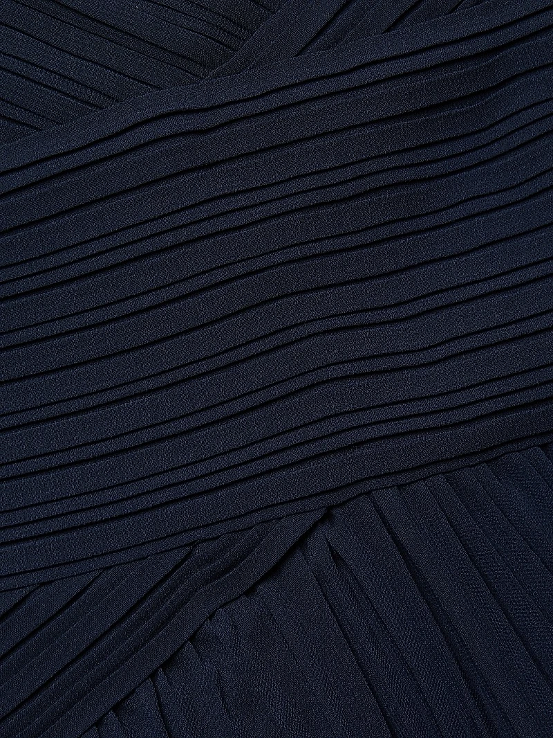 Chiffon Pleated Gown