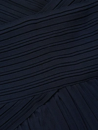 Chiffon Pleated Gown