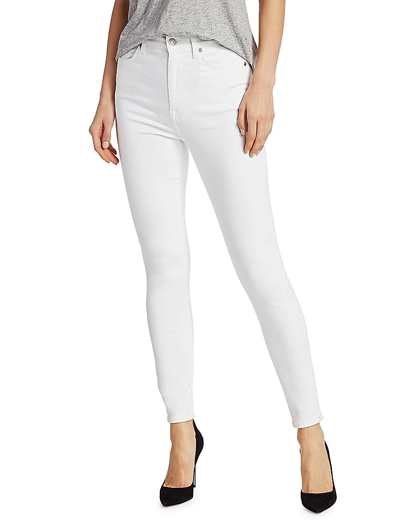 High-Rise Luxe Ankle Skinny Jeans