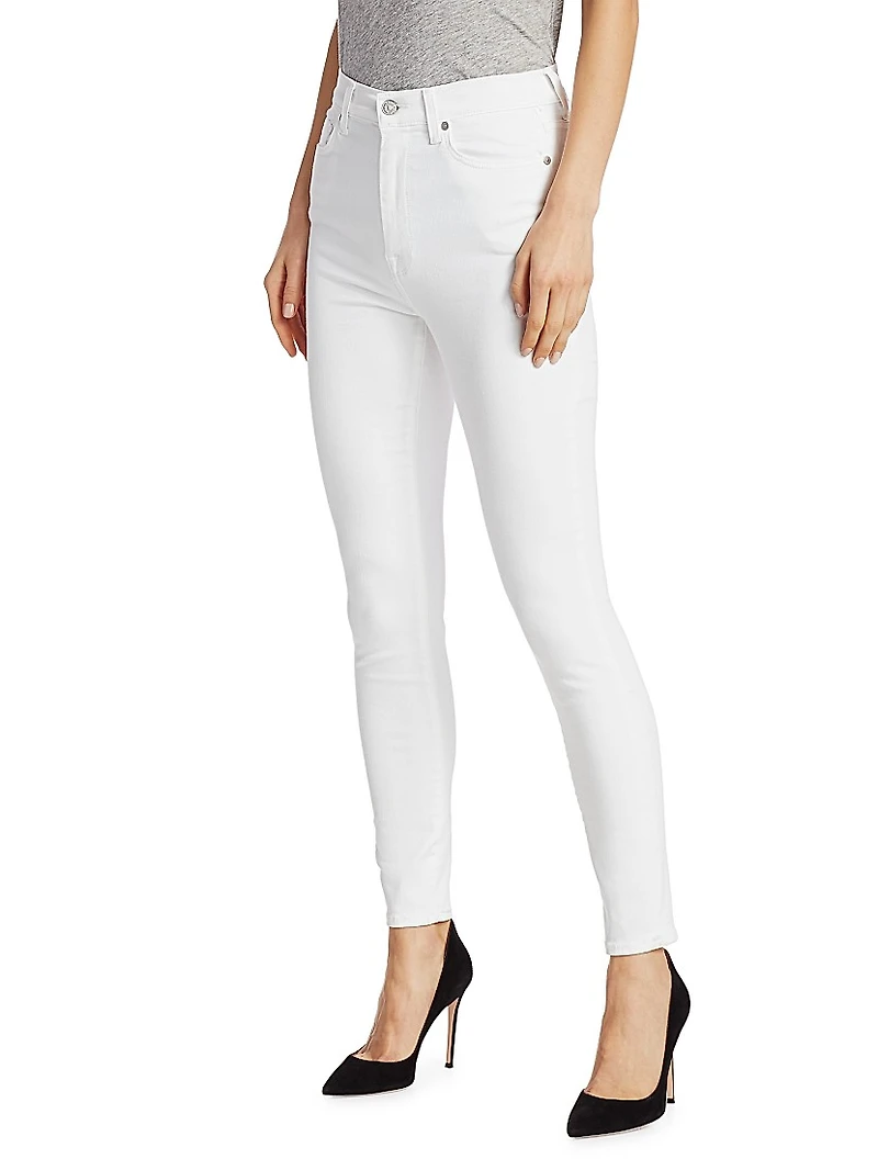 High-Rise Luxe Ankle Skinny Jeans