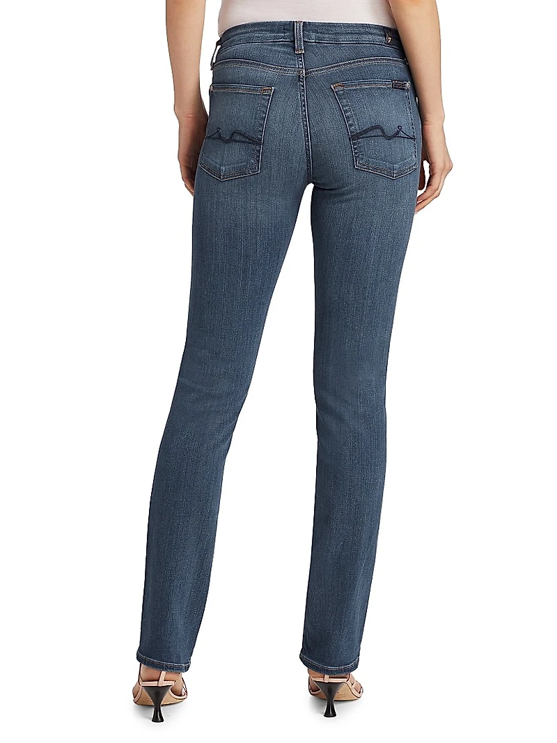 Mid-Rise Kimmie Straight Jeans