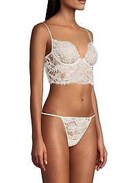 Beaded Long-Line Bra