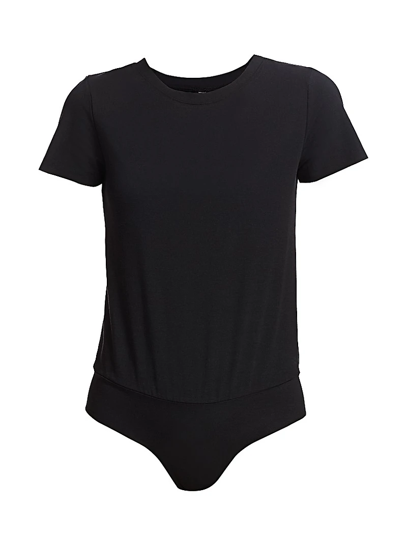 Essential Cotton Crewneck Tee Bodysuit