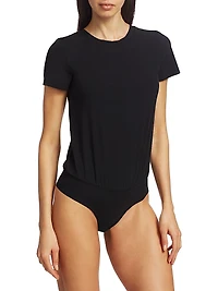 Essential Cotton Crewneck Tee Bodysuit