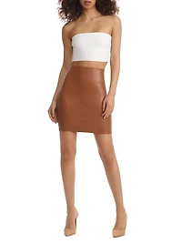 Perfect Faux Leather Mini Skirt