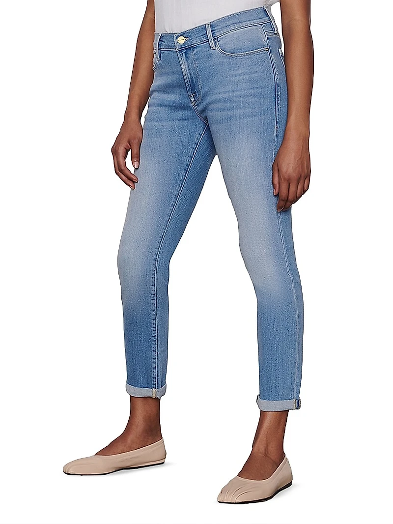 Le Garcon Mid-Rise Stretch Skinny Jeans