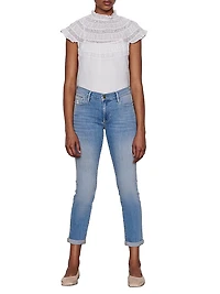 Le Garcon Mid-Rise Stretch Skinny Jeans