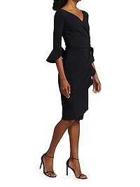 Trina Ruffle Sheath Dress