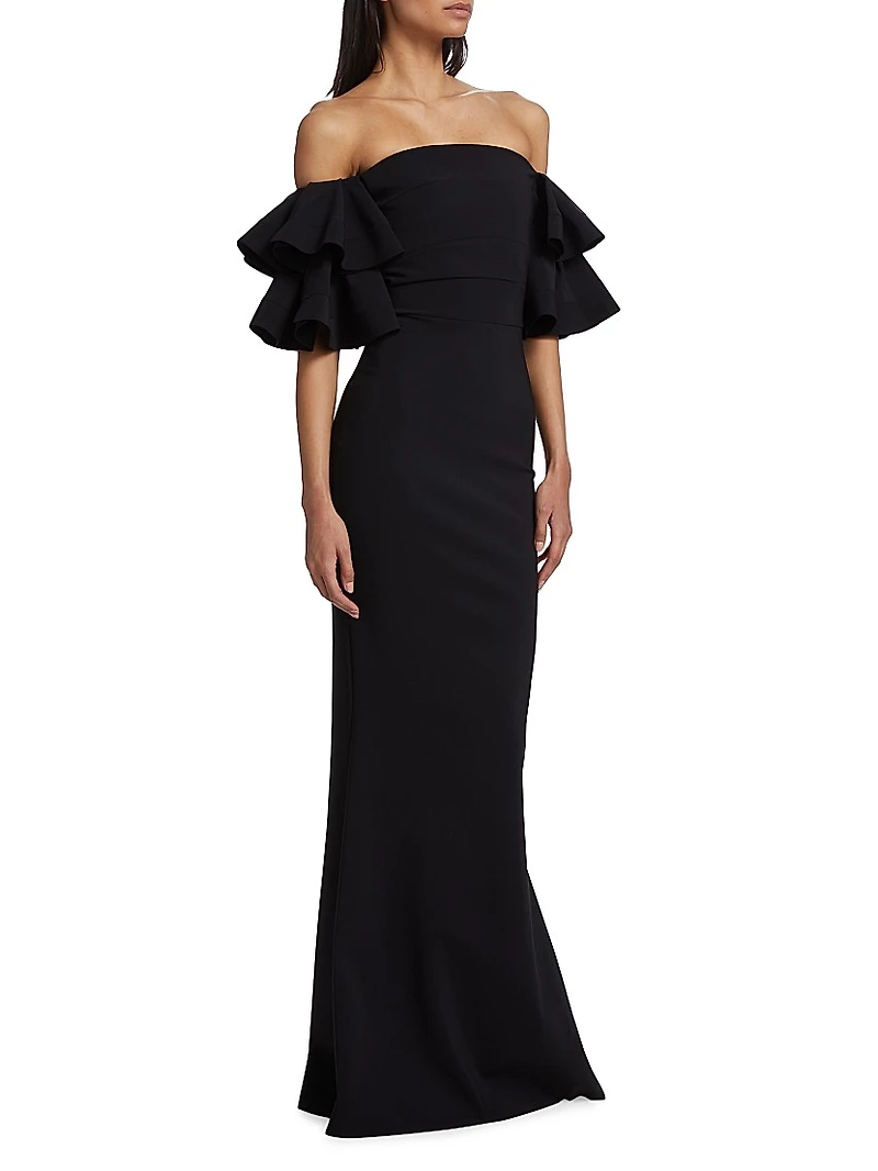 Parvati Off-The-Shoulder Gown