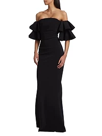 Parvati Off-The-Shoulder Gown