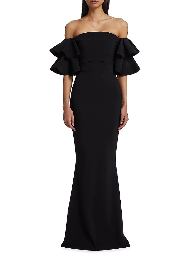 Parvati Off-The-Shoulder Gown