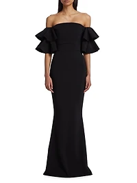Parvati Off-The-Shoulder Gown