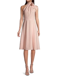 Audrey Tie-Collar Dress