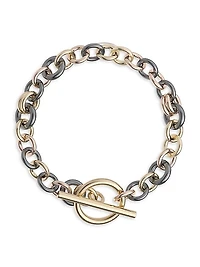 Atlantis 18K Yellow Gold & Black Rhodium-Plated Chain Bracelet