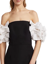 Cornelia Trumpet Silk Gown