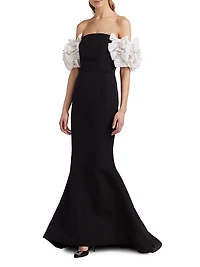 Cornelia Trumpet Silk Gown