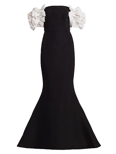 Cornelia Trumpet Silk Gown